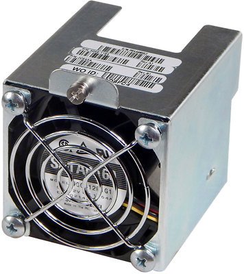 HP 9G0612P1G15 12V 1.54A cooling fan, 4-wire, compact for electronic cooling and ventilation applications.