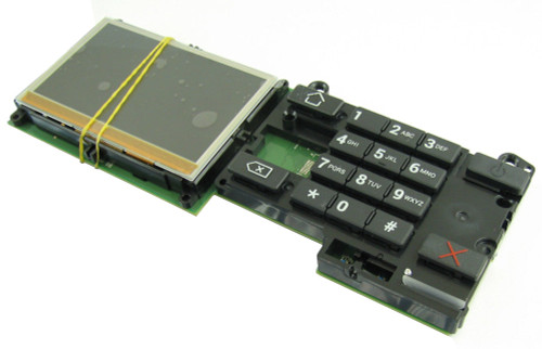 Lexmark control panel display assembly for easy printer management and troubleshooting in office environments.