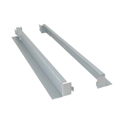 NetApp FAS3240 left & right rail kit for server rack installation, durable metal, easy to assemble, ideal for data center setups.