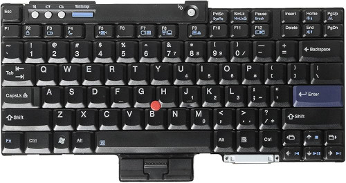 Lenovo Thinkpad keyboard with durable keys, ergonomic design, ideal for office and travel use, model 42T3134.