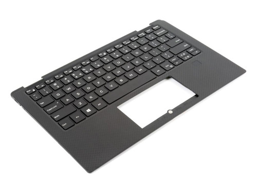 Dell XPS 13 9365 laptop palmrest with keyboard, sleek design, ideal for portable computing and productivity.