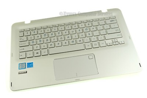 ASUS 13NB0AL3AM0501 laptop palmrest with touchpad, sleek design, ideal for replacement and repair in portable computing.