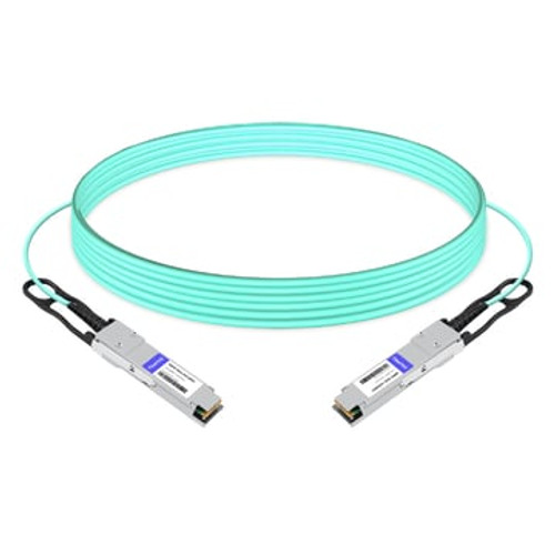 Juniper 40G QSFP+ Active Optical Cable 10m, high-speed data transfer, ideal for data centers and network upgrades.
