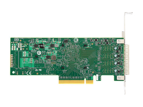Lsi Quad-Port 6GB SAS HBA for server storage, high-speed data transfer, reliable connectivity in data centers.