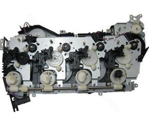 HP CF081-67910 main drive gear assembly for printers, durable metal construction, essential for paper feeding, replacement part.