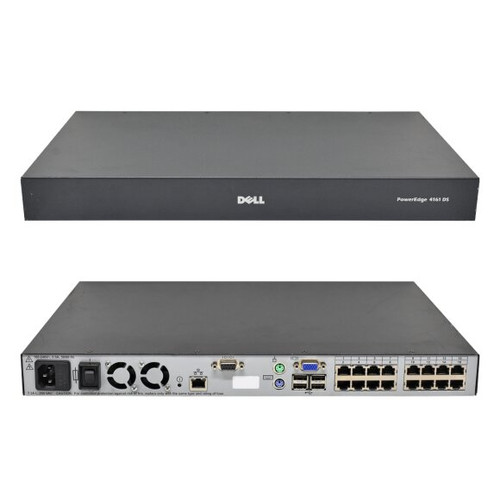 Dell PowerEdge 16-Ports Console KVM Switch, reliable server management, easy setup for data centers and IT environments.
