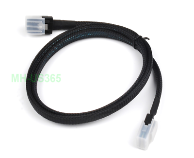 Dell SFF8087-BOC 1.6ft SATA x4 to Mini SAS breakout cable for server storage connections