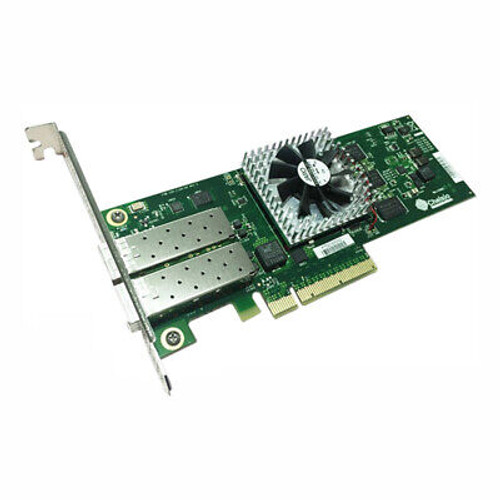 Chelsio SolarFlare 2-Port 40GBE QSFP PCIe 3.0x8 high-profile NIC for high-speed data transfer in enterprise networks.