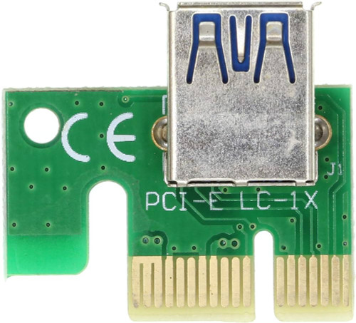 HUABAN PCE164P-N03 PCIe 1X to 16X Riser Card Extender