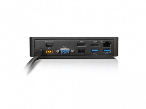 Lenovo Thinkpad Onelink Plus Dock 40A40090US, versatile USB-C hub with multiple ports for office and home setups.