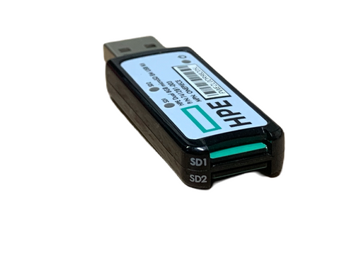 HP 741281-004 Dual 8GB MicroSD EM USB Kit for data transfer and storage in electronic devices and computers.