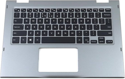 Dell HW10K Inspiron 13 7368 palmrest with touchpad and keyboard for portable laptop use, authentic Dell replacement part.