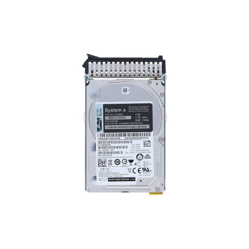 Lenovo SystemX 1TB 7.2k 12GBs SAS 2.5" HDD for enterprise storage and server upgrades.