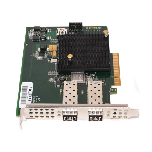 FiberBlaze Virtex5 2-P 10GbE SFP+ PCIe x8 Card, high-speed network interface for data centers and enterprise use.