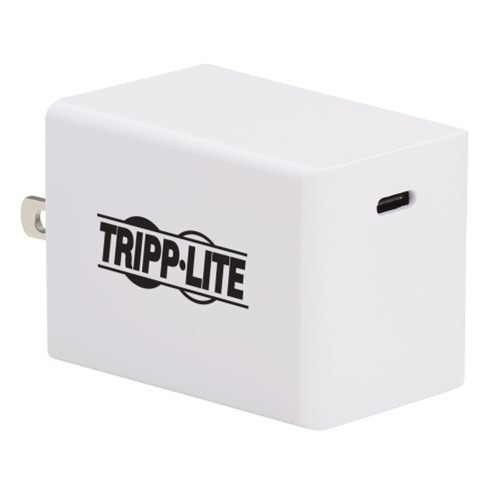 Tripp Lite U280-W01-60C1-G USB-C AC wall charger for fast device charging and portability in travel and office use.