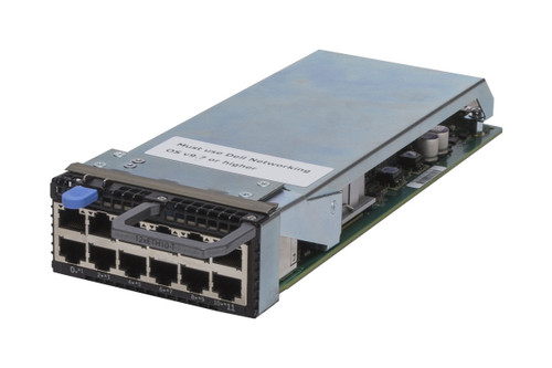 VWFMV Dell 12-Port 10GbE SFP+ FCoE Ethernet SAN Module for high-speed data storage networking.