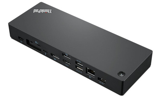 Lenovo ThinkPad Thunderbolt 4 Docking Station, versatile laptop connectivity hub for office and home use.