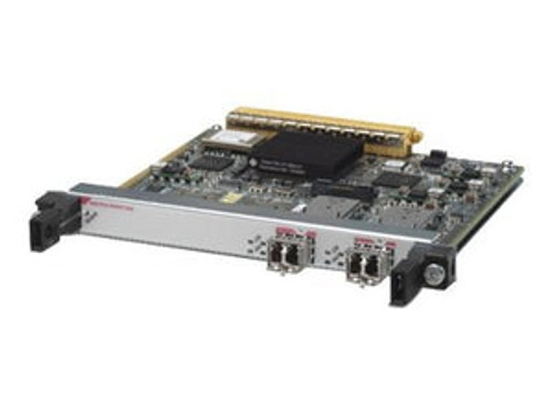 Cisco SPA-1XOC48POS/RPR 1-Port OC48/STM16 Shared Port Adapter for high-speed fiber optic networking.