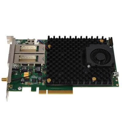 FiberBlaze FB8XG@V7696 - Virtex-7 2-Port QSFP+ 10GbE PCIe Card