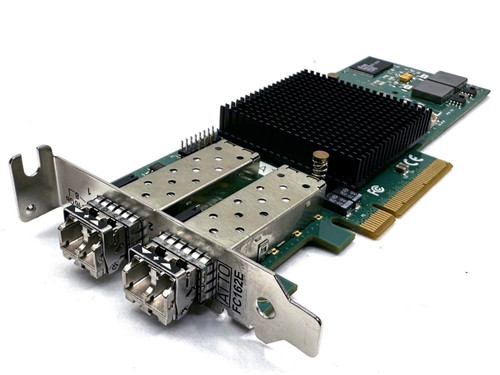 ATTO FC162E dual 16Gb/s Fibre Channel PCIe 3.0 x8 Gen5 HBA for high-speed data transfer in enterprise storage.