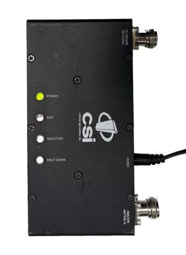 Cellular Specialties Dual Band Amplifier CS01-221-026 boosts signal strength for reliable cellular coverage indoors.