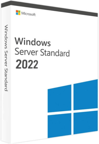 HP Microsoft Windows Server 2022 Std Edition P46195-B21, 16 extra cores, enterprise server software for data centers.
