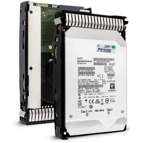HP Gen8 6TB 7.2K RPM SAS 12Gb/s 512e 3.5" Hard Drive, reliable storage for enterprise servers.