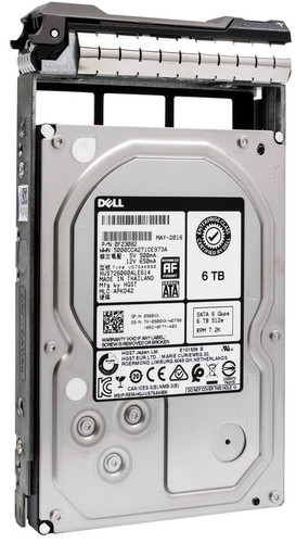 Dell G13 6TB 7.2K RPM SATA 6Gb/s 512e 3.5" Hard Drive for gaming and data storage.