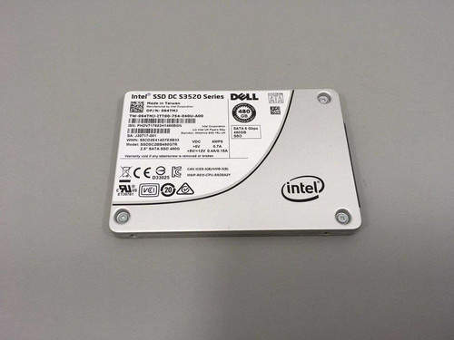 Dell G13 480GB SATA SSD, K4RTN, 2.5" read-intensive drive for fast data transfer and storage upgrade.