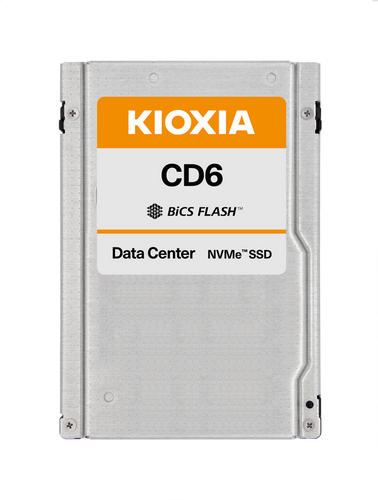 Kioxia KCD61LUL1T92 PCIe Gen 4.0 x4 1.92TB SSD for high-speed data storage in enterprise servers.
