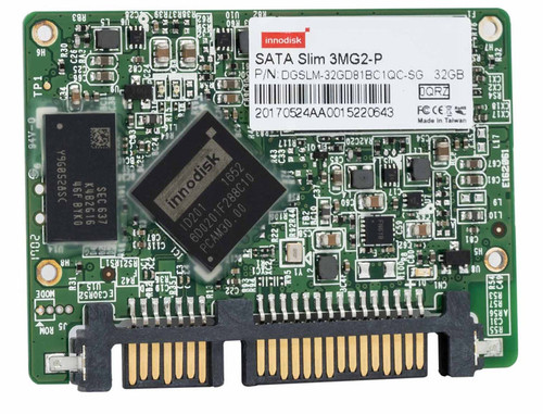 Innodisk 32GB SATA 6Gb/s MO-297 Slim SSD DGSLM-32GD81BC1QC-SG for reliable data storage in compact systems