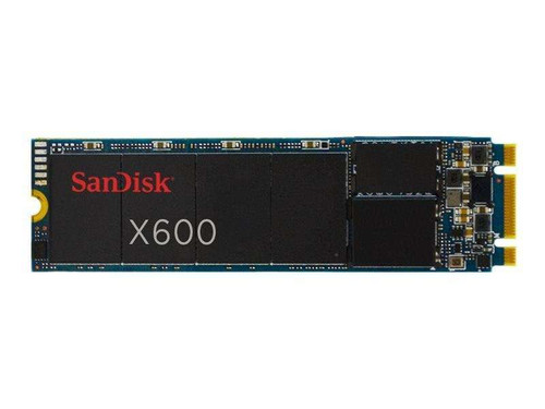 SanDisk x600 256GB M.2 SSD, SATA 6Gb/s, high-speed storage for laptops and desktops, reliable data transfer.