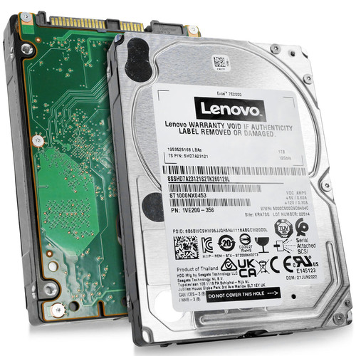 Seagate/Lenovo Exos 7E2000 1TB 7.2K RPM SAS 12Gb/s 512n 2.5in hard drive for enterprise storage