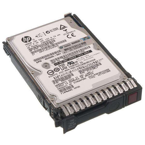HP Gen8 300GB 10K RPM SAS 6Gb/s 2.5" HDD, part 652564-B21, for server storage and enterprise data needs.