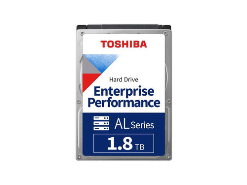 Toshiba AL14SEB 1.8TB 10K RPM SAS 12Gb/s 2.5in hard drive for enterprise storage and high-performance applications.
