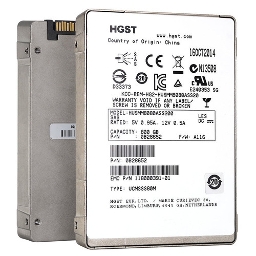 HGST HUSMM8080ASS200 SSD800MM 800GB SAS 12Gb/s MLC SSD