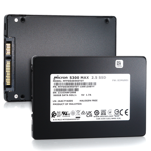 Micron - MTFDDAK960TDT - SSD 960GB SATA 6Gb/s 2.5" Enterprise