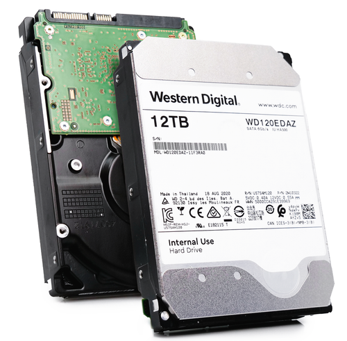 WD120EDAZ-11F3RA0 - Western Digital - 12TB 5.4K RPM SATA 6Gb/s 512e 3.5in Hard Drive