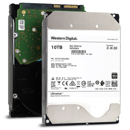 0F27503 - Western Digital - / HGST Ultrastar He10 / HC510 10TB 7.2K RPM SATA 6Gb/s 4Kn 256MB 3.5" SED Power Disable Pin HDD