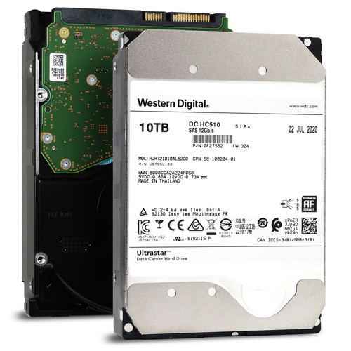 0F27582 - Western Digital - DC HC510 10TB 7.2K RPM SAS 12Gb/s 512e 3.5in Hard Drive