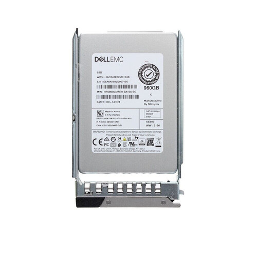 Dell 7GR2K G14 960GB SATA SSD3D TLC 2.5in Storage