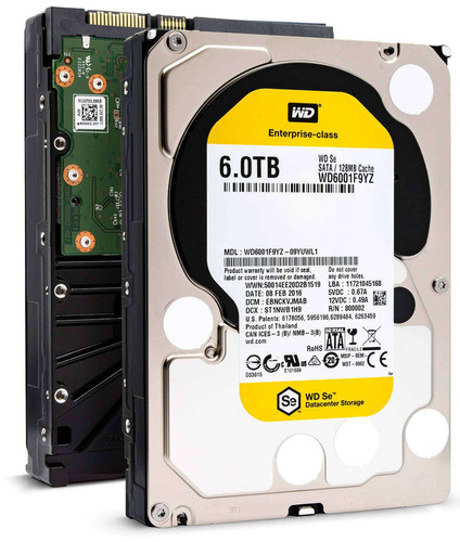 WD6001F9YZ - Western Digital - Se 6TB 7.2K RPM SATA 6Gb/s 128MB 3.5" Hard Drive