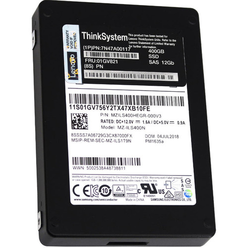 Lenovo - MZILS400HEGR-000V3 - SSD 400GB SAS 12Gb/s 2.5"