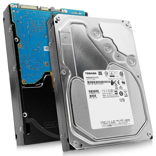 Toshiba MG06 10TB 7.2K RPM SATA 6Gb/s 512e Enterprise 3.5in HDD for data storage and server use