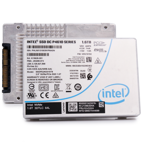 Intel/Lenovo - 02JG524 - SSD 1.6TB U.2 PCIe Gen 3.0 2.5"