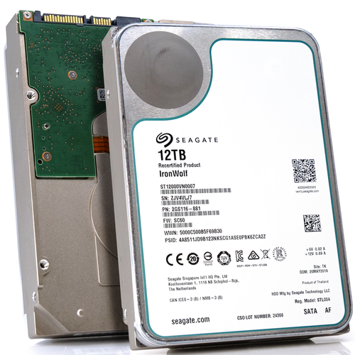 Seagate - ST12000VN0007 - HDD 12TB 7200RPM SATA 6Gb/s 3.5" NAS