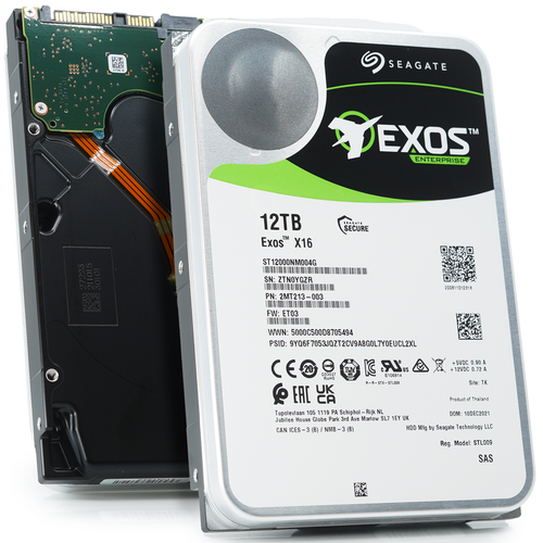 Seagate - ST12000NM004G - HDD 12TB 7200RPM SAS 12Gb/s 3.5" SED