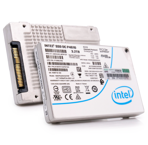 Intel SSDPE2KE032T8P 3.2TB PCIe Gen 3.1x4 NVMe enterprise SSD for high-performance mixed-use applications.