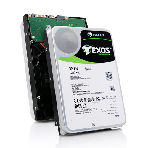Seagate - ST18000NM014J - HDD 18TB 7200RPM SATA 6Gb/s 3.5" SED