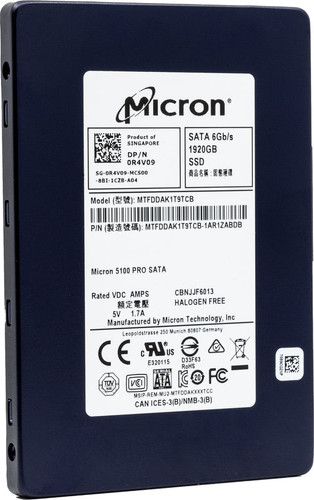 Micron - MTFDDAK1T9TCB-1AR1ZABDB - SSD 1.92TB SATA 6Gb/s 2.5"
